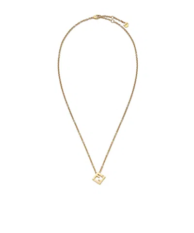 Fendi Forever  Necklace In Gold