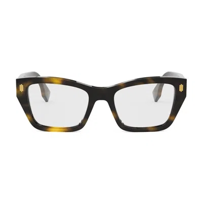 Fendi Roma Eyeglasses In Brown