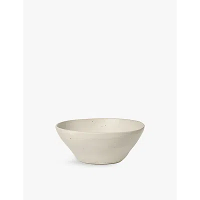 Ferm Living Off-white Speckle Flow Medium Porcelain Bowl 14.5cm