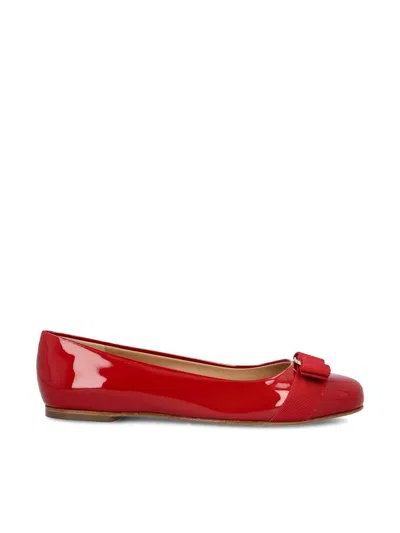 Ferragamo Salvatore  Low Shoes In Red