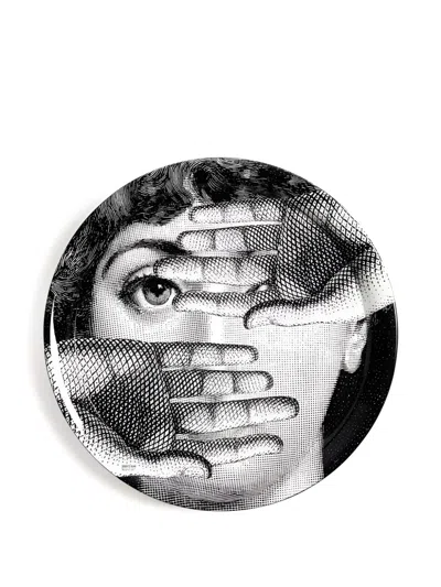 Fornasetti Tema E Variazioni Plate (26cm) In White