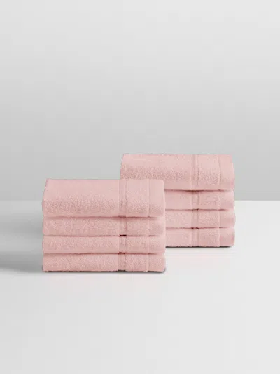 Four Seasons At Home Bath Wash Cloth Set In Pink