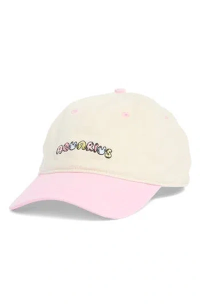 Frasier Sterling Aquarius Baseball Cap In Cream