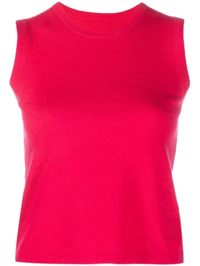 Frenckenberger Cashmere Tank Top In Pink