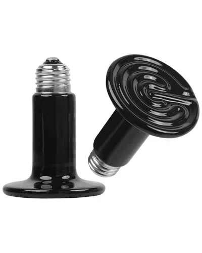 Fresh Fab Finds 2pc Ceramic Heat Lamps In Black