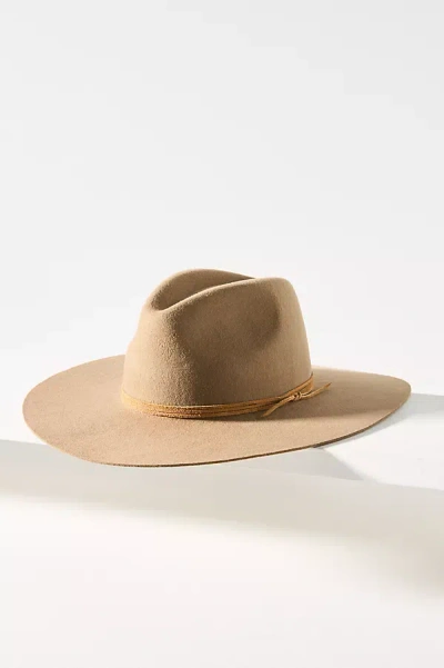 Friends Of Friends Hat Co Dylan Fedora In Beige