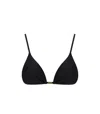 GANNI GANNI BLACK LUREX BIKINI TOP