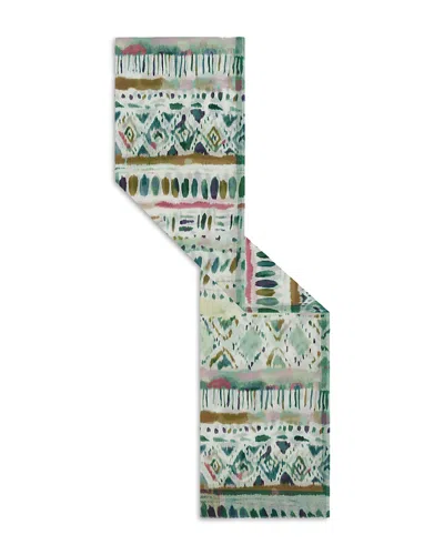 Gerard Darel Orianne Printed Scarf In Emerald