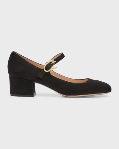 GIANVITO ROSSI MARY RIBBON PUMPS