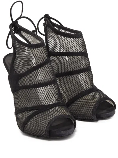 Pre-owned Gianvito Rossi  110mm Mesh Peep-toe Pumps