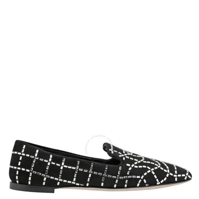 Giuseppe Zanotti Ladies Kandaste Black Loafer