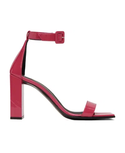 Giuseppe Zanotti Logo High-heeled Sandals In Pink