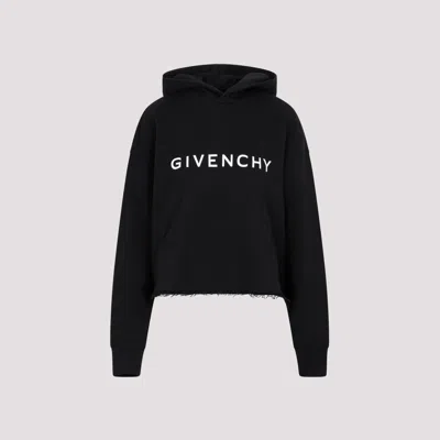 GIVENCHY BLACK GRAPHIC LOGO PRINT SWEATSHIRT