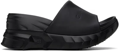 Givenchy Black Marshmallow Heeled Sandals In 001-black