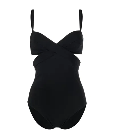 Givenchy Cut-out Swimsuit In Black