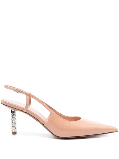 Givenchy G-cube Leather Pumps In Neutrals