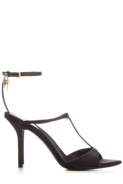 Givenchy G Lock Heeled Sandals In Black