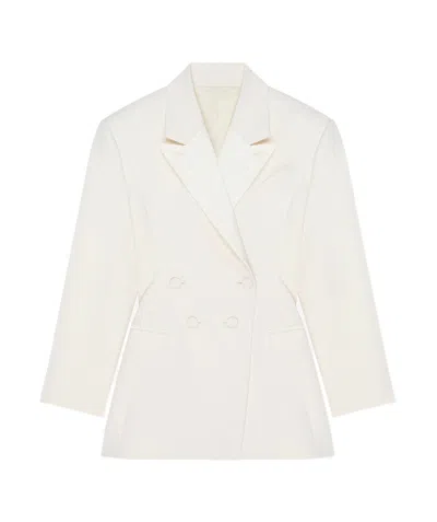 Givenchy Long-sleeved Suit Jacket In White