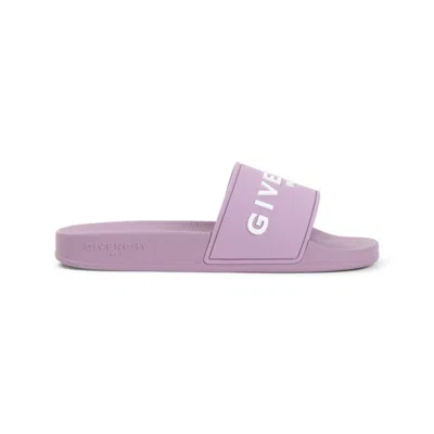 Givenchy Polished Sandals With Wide Strap In Pink