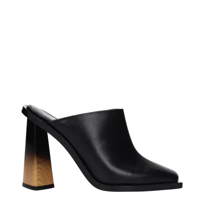 Givenchy Sandals Show Women Leather Black