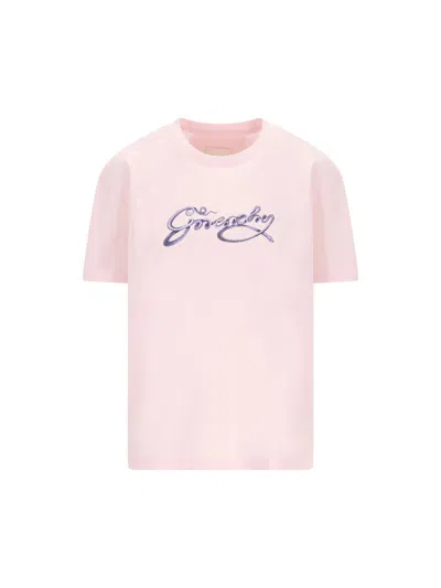 Givenchy T-shirt And Polo Shirt In Pink
