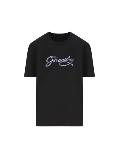 Givenchy T-shirt And Polo Shirt In Black