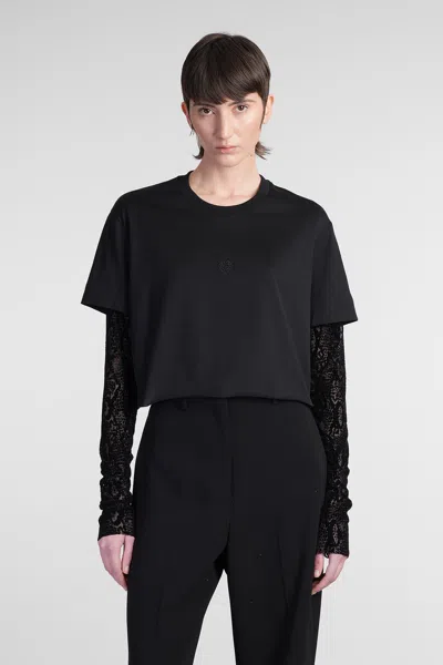 GIVENCHY T-SHIRT IN BLACK COTTON