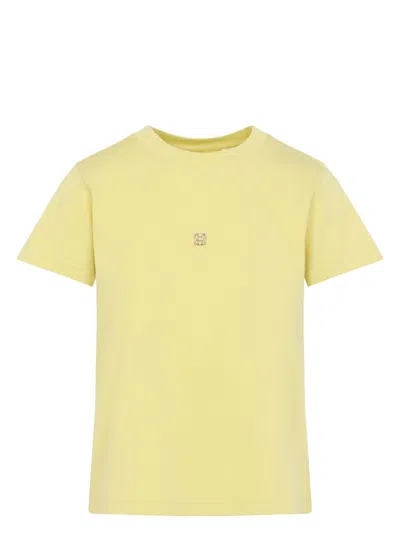 Givenchy Logo-print Short-sleeved T-shirt In Yellow,orange