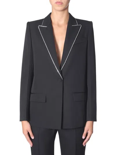 GIVENCHY GIVENCHY WOMEN WOOL BLAZER WITH STRASS