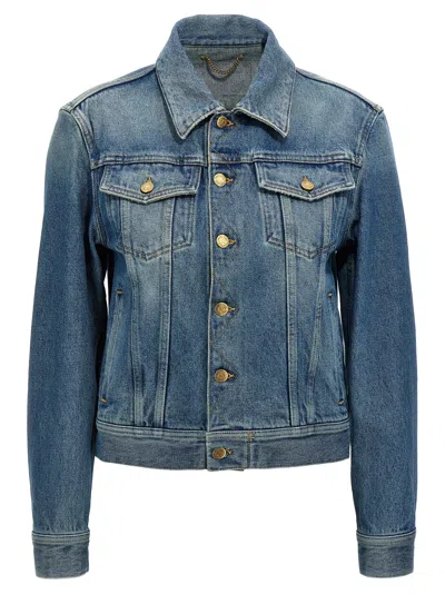 Golden Goose Denim Jacket Casual Jackets And Parka Blue
