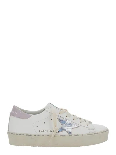 Golden Goose Hi Star Leather Sneakers