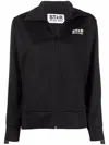 Golden Goose Zip-up Star Logo Sweatshirt
