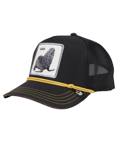 Goorin Bros Men's Black Seal Of Approval Trucker Adjustable Hat