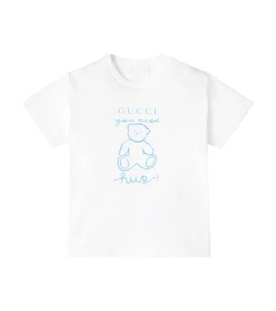 Gucci Baby Cotton Jersey T-shirt In White