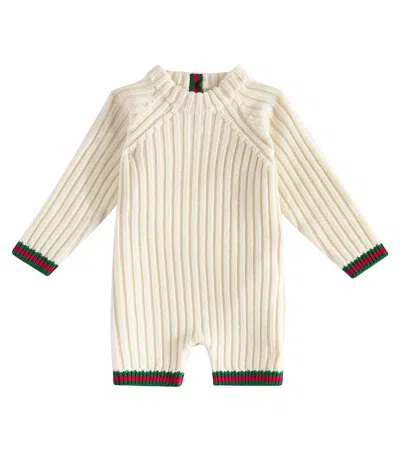 Gucci Baby Spieler Aus Wolle In White