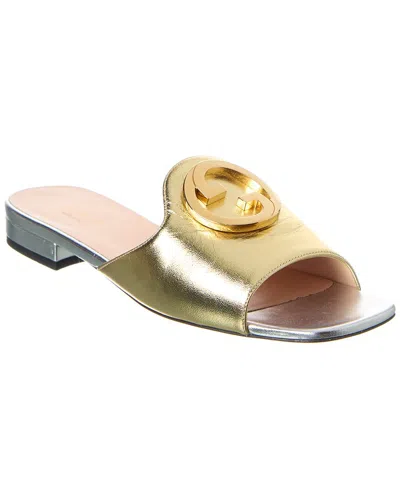 Gucci Blondie Leather Sandal