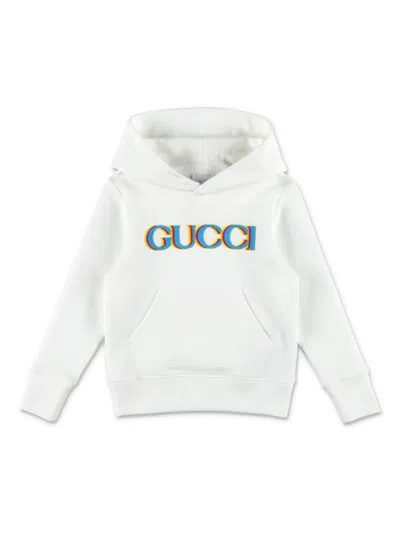 Gucci Kids' Cotton Sweatshirt In White