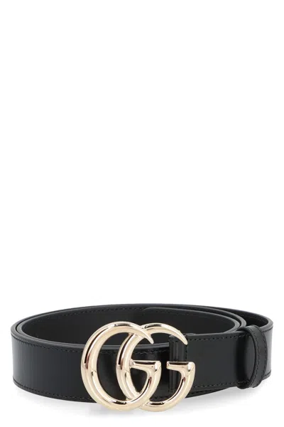 GUCCI GUCCI GG MARMONT LEATHER BELT