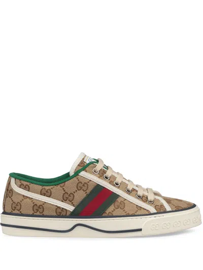Gucci Woman Tennis 1977 Woman Beige Sneakers