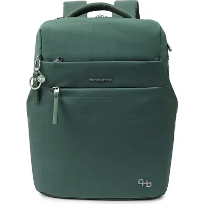 Hedgren Tabi Rfid Travel Backpack In Duck Green