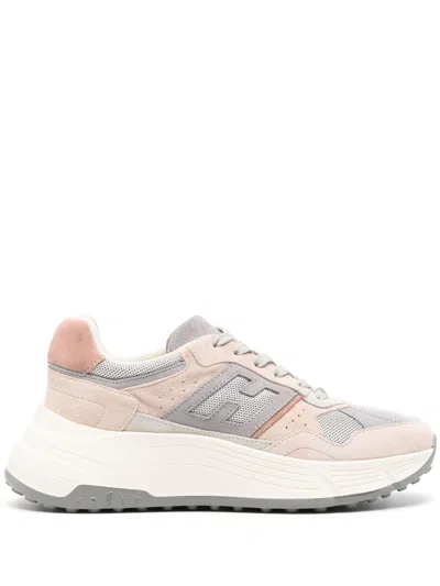 Hogan White And Grey Sneakers In Multi