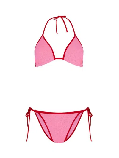 Hunza G Gina Bikini Contrast In Multicolor