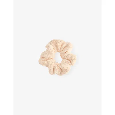 Hunza G Womens Blush Ruched Stretch-woven Scrunch