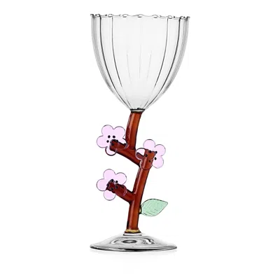 Ichendorf Botanica Stemmed Glass In Peach