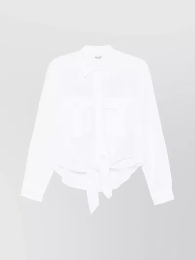 Isabel Marant Étoile Nath Organic Cotton Shirt In White