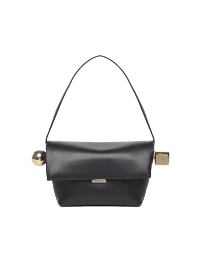Jacquemus Le Rond Carre Bag In Black