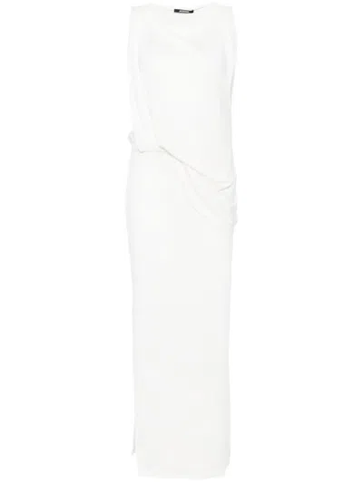 Jacquemus The Peplo Maxi Dress In Multicolor