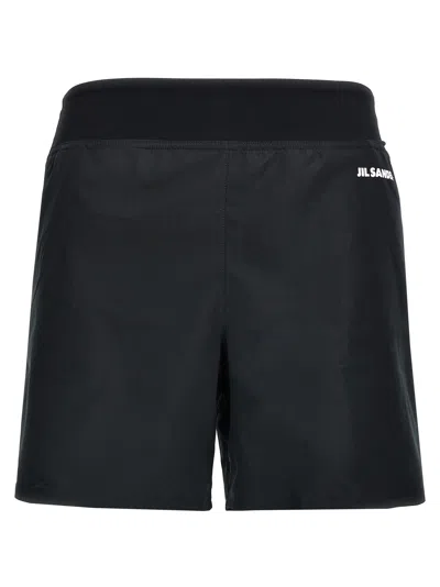 JIL SANDER 260 BERMUDA AND SHORT BLACK