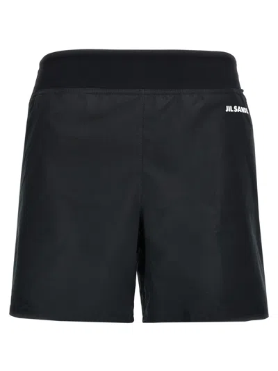 JIL SANDER BLACK 260 SHORTS