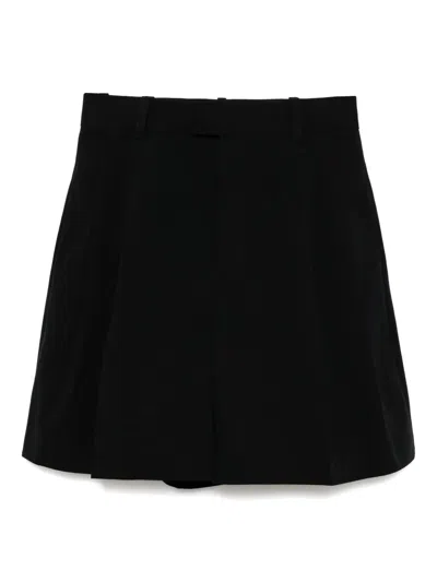 Jil Sander Cotton Shorts In Black